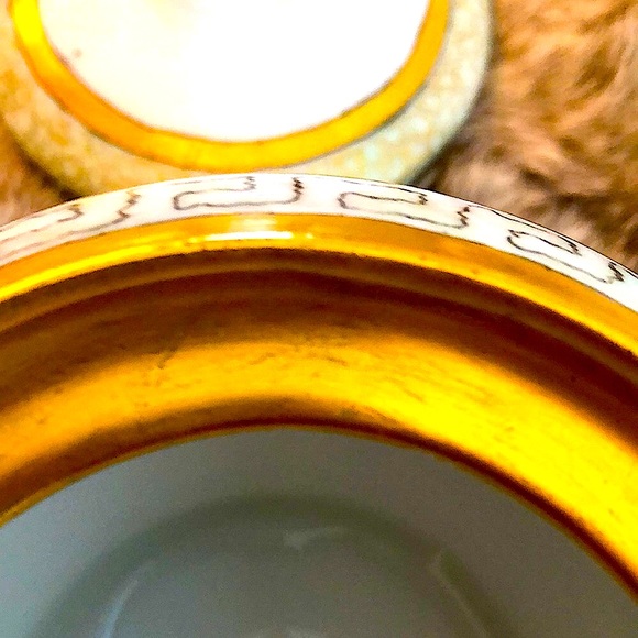 EUC- Antique French & German Hand-Painted Tea Set Pieces - Picture 16 of 16